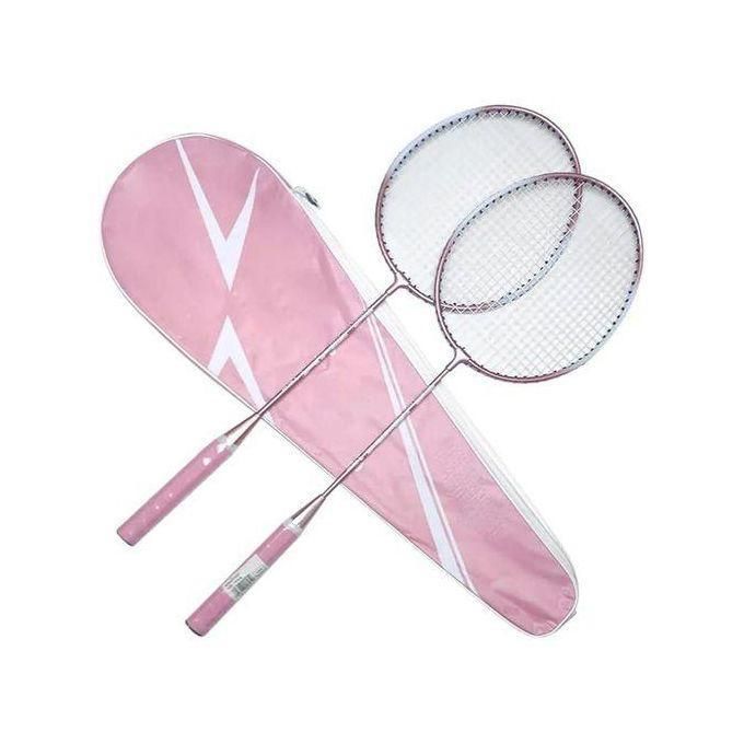 2pcs Badminton Rackets And Carrying Bag Set Badminton Racquet Set Indoor Outdoor Sports Accessory Badminton