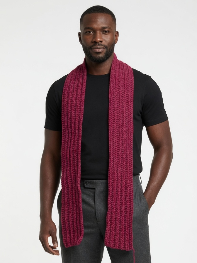 Premium Men's Knitted Scarf
| BABLO | Warm. Stylish. Timeless. | Perfect For Sleek Warmth |Soft & Comfortable |Perfect for: Cold weather, gifting, daily wear, smart-casual and casual outfits.