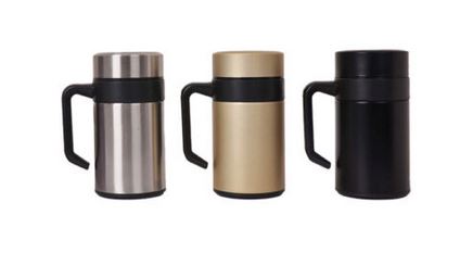 Vacuum Insulated Boutique Cup – Stainless Steel Thermal Mug, Leakproof Travel Office Cup, Hot & Cold Retention Flask, Portable Coffee & Tea Tumbler
