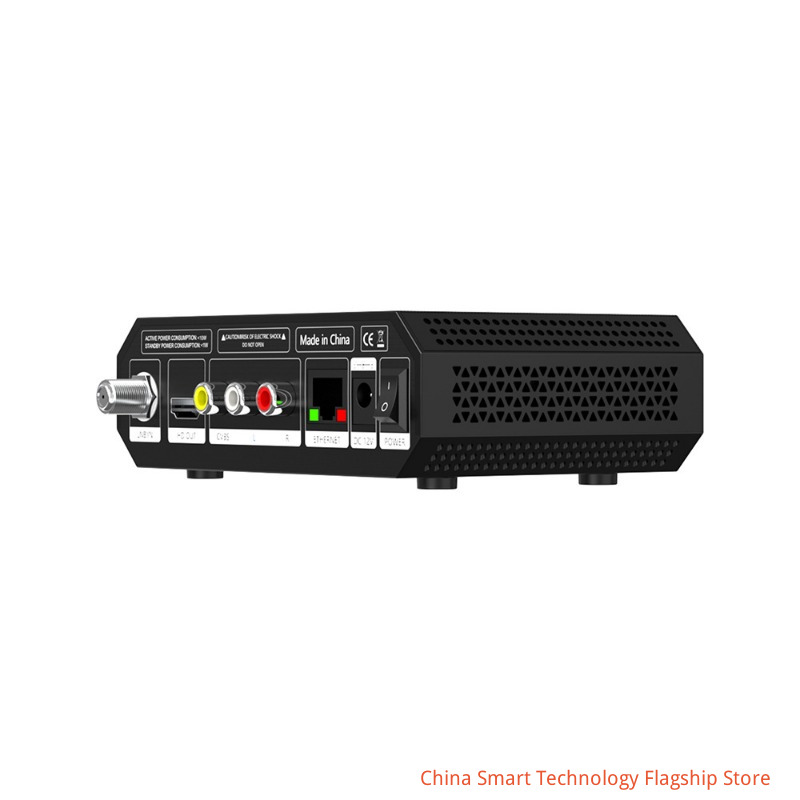 【 Flagship 】 ECAMD V8 DVB-S2X high-definition digital satellite TV set-top box, supporting H.265 HEVC 1080P full HD decoding, suitable for universal TV receivers in homes and hotels