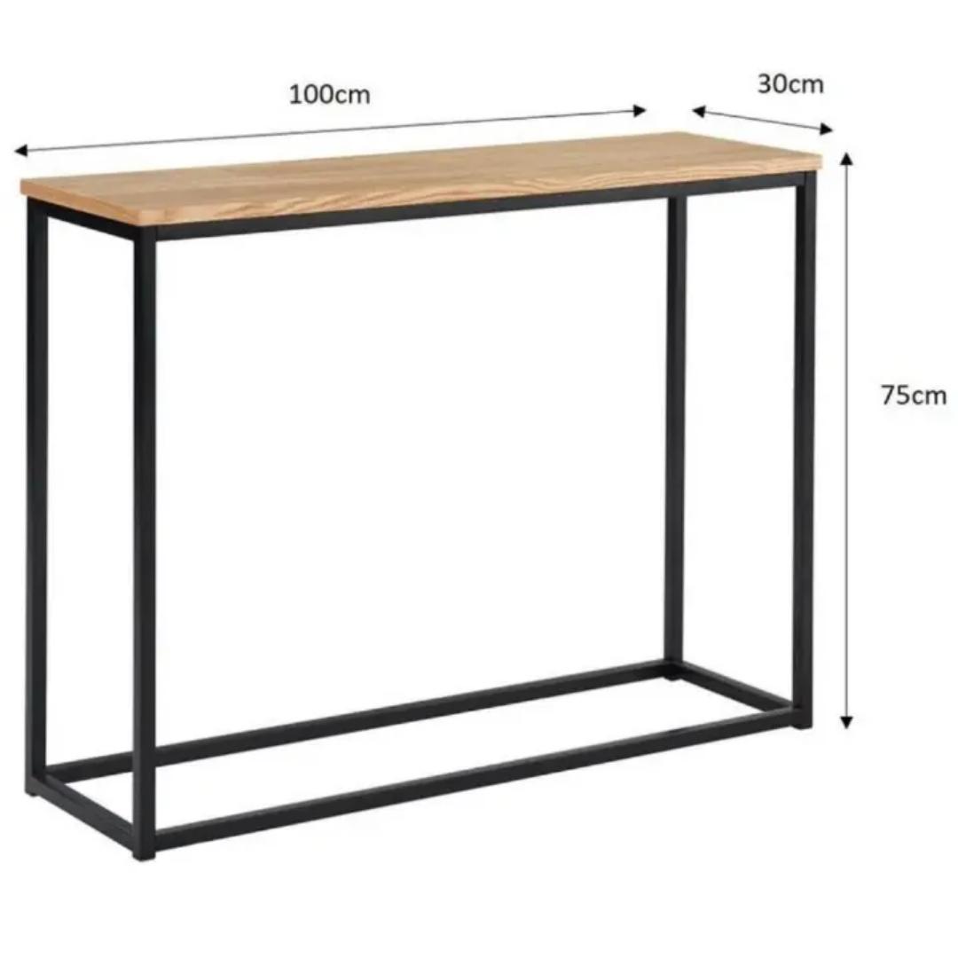 Wood Console Table Industrial Style Hallway Table OEM Custom Design Wooden Entryway Table for Entrance decor flower