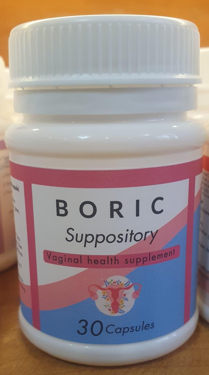 Natural Boric Acid Suppositories for Optimal Vaginal pH balance, odor control, freshness, vaginal health)