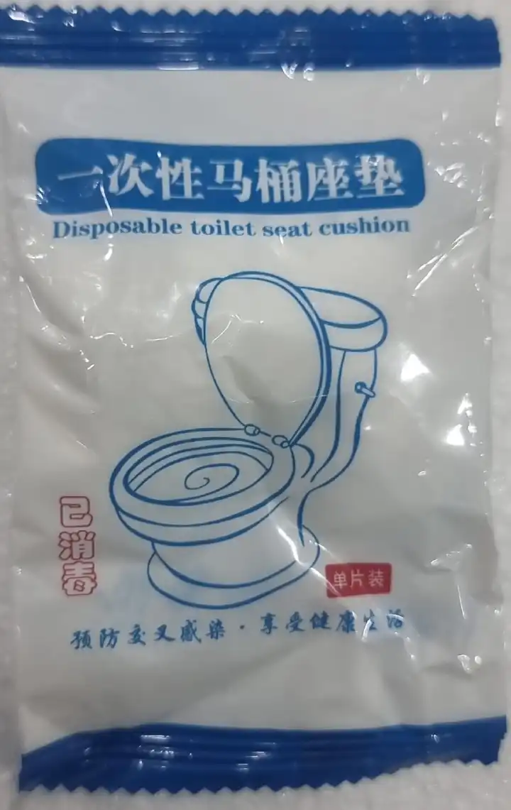 New arrival 10 pieces Disposable toilet seat covers .Travel waterproof toilet seat covers