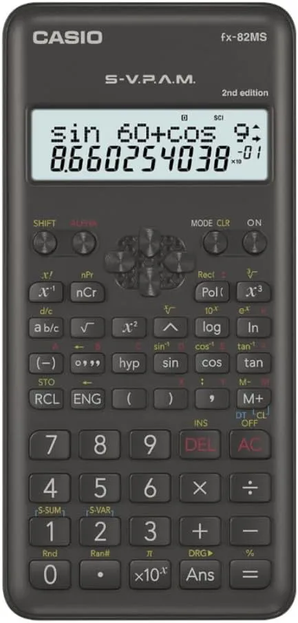 FX-82MS Scientific Calculator 2nd Edition with three key added advantage Approved by KICD for JSS