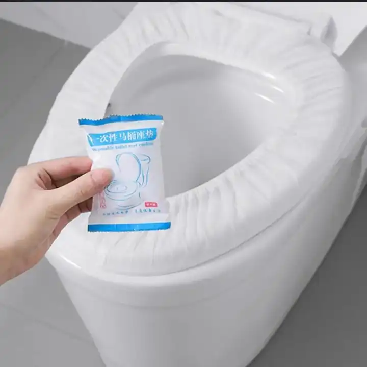 New arrival 10 pieces Disposable toilet seat covers .Travel waterproof toilet seat covers
