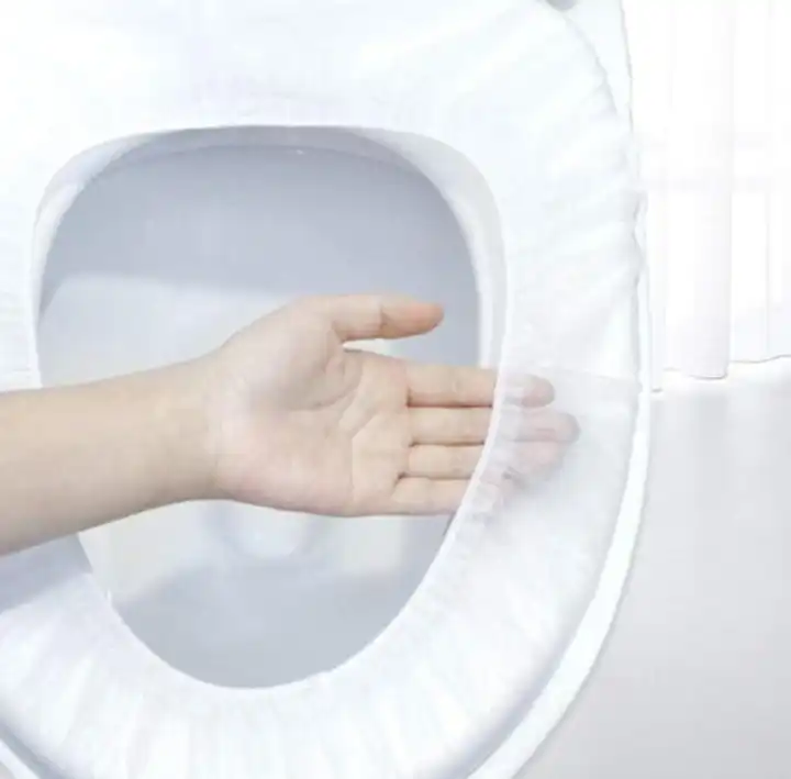 New arrival 10 pieces Disposable toilet seat covers .Travel waterproof toilet seat covers