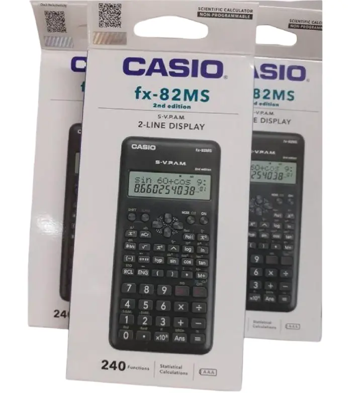 FX-82MS Scientific Calculator 2nd Edition with three key added advantage Approved by KICD for JSS