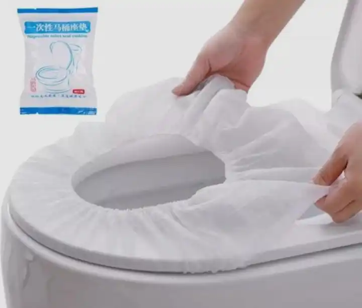 New arrival 10 pieces Disposable toilet seat covers .Travel waterproof toilet seat covers