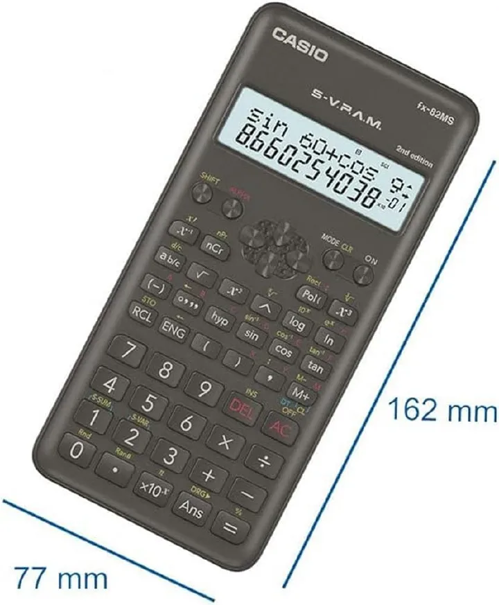 FX-82MS Scientific Calculator 2nd Edition with three key added advantage Approved by KICD for JSS