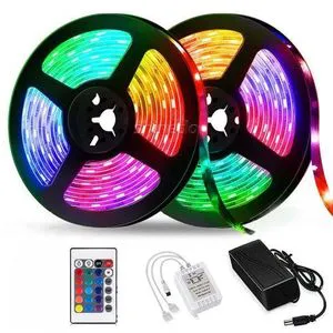 5M RGB Color Changing Flexible Led Strip Light Kit + IR Remote A/V accessaries & Cables