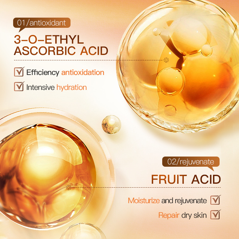 Sadoer 5 in 1 Set, 4 in 1( Vitamin C 30%, Nicotinamide 5%, Hyaluronic Acid 10%, Vitamin E 10%) Pores Purifying Cleanser + Buckthorn Face Cream + Face Serum + Face Toner + Sunscreen SPF 50, Brightening