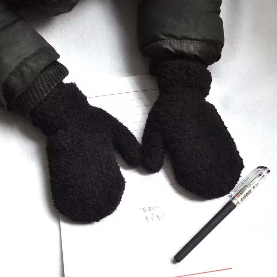 Knitted gloves mitten Baby Winter Gloves Infant baby mittens For Boy Girls Soft Warm Full Finger Gloves child mittens