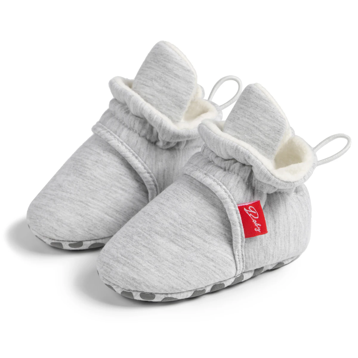 Winter Baby Boy Girl Socks Booties Fluff Soft Elastic Cord First Walkers Anti-slip Indoor Warm Newborn Baby Shoes Moccasin
