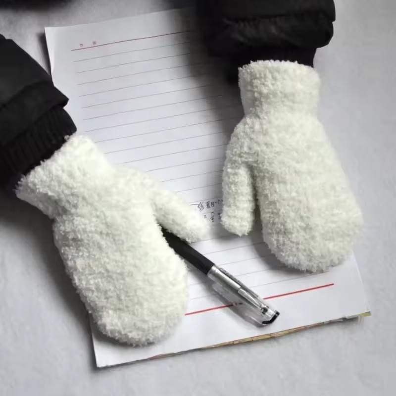 Knitted gloves mitten Baby Winter Gloves Infant baby mittens For Boy Girls Soft Warm Full Finger Gloves child mittens
