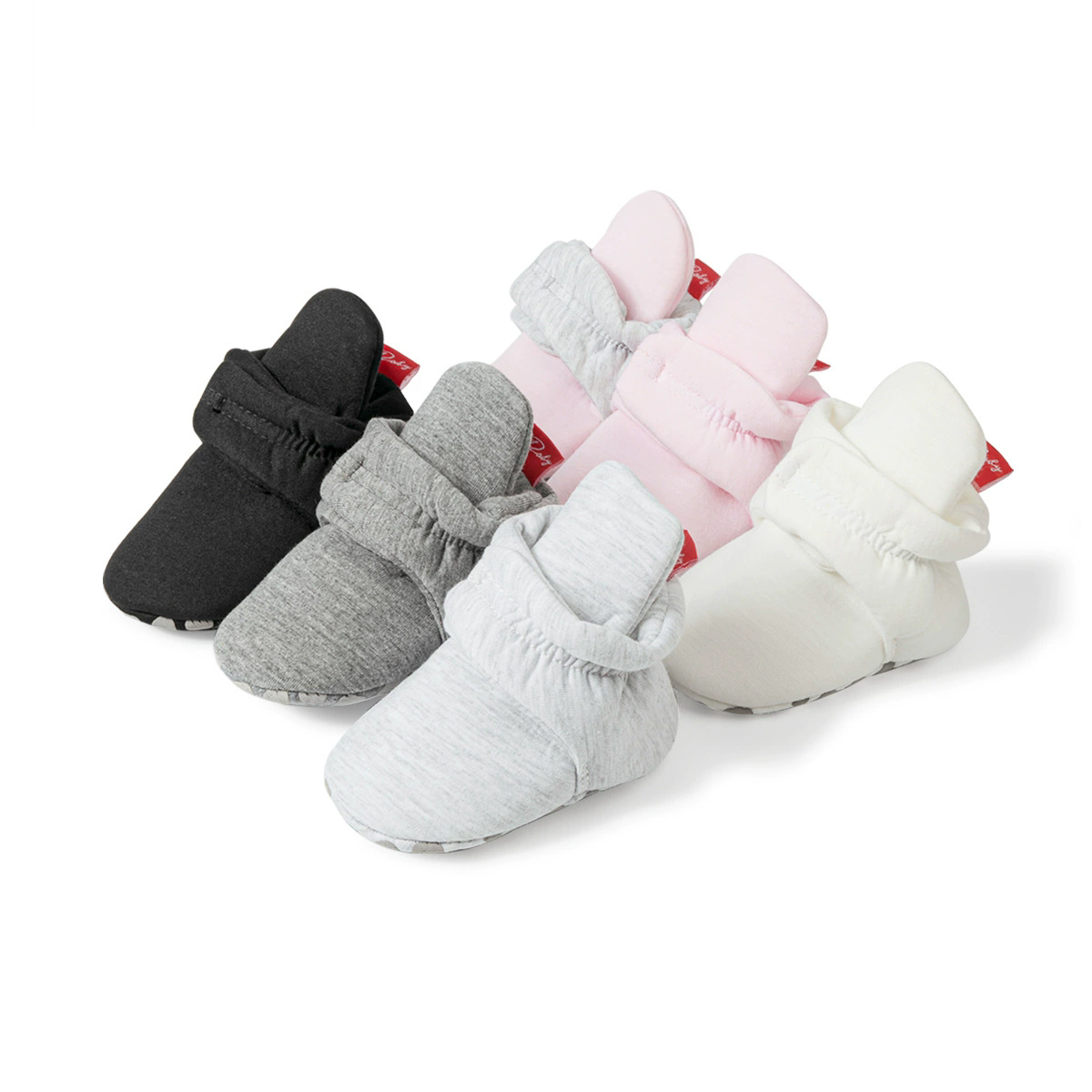 Winter Baby Boy Girl Socks Booties Fluff Soft Elastic Cord First Walkers Anti-slip Indoor Warm Newborn Baby Shoes Moccasin