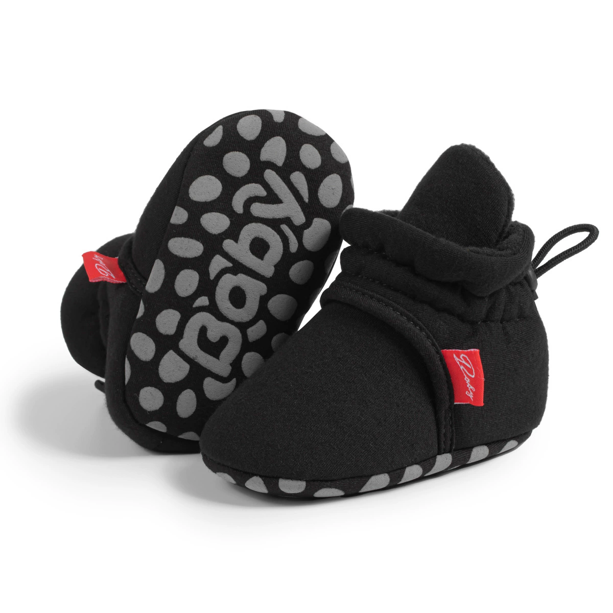 Winter Baby Boy Girl Socks Booties Fluff Soft Elastic Cord First Walkers Anti-slip Indoor Warm Newborn Baby Shoes Moccasin