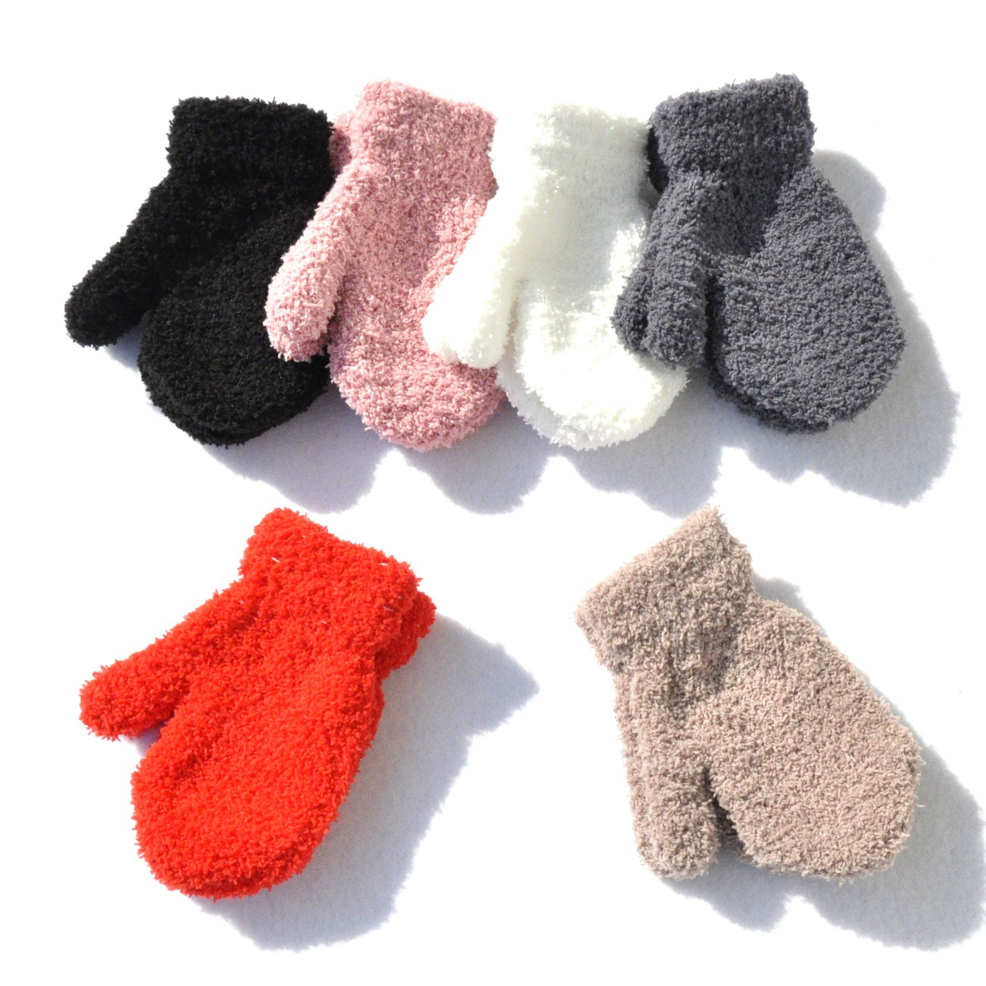 Knitted gloves mitten Baby Winter Gloves Infant baby mittens For Boy Girls Soft Warm Full Finger Gloves child mittens