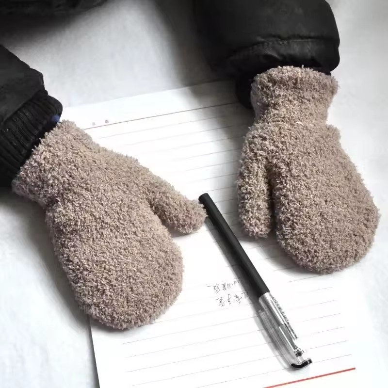 Knitted gloves mitten Baby Winter Gloves Infant baby mittens For Boy Girls Soft Warm Full Finger Gloves child mittens