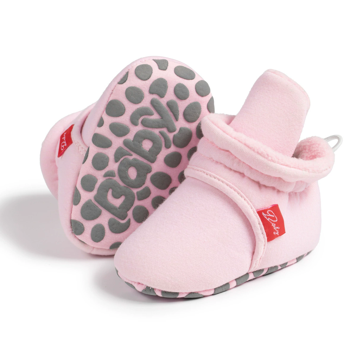 Winter Baby Boy Girl Socks Booties Fluff Soft Elastic Cord First Walkers Anti-slip Indoor Warm Newborn Baby Shoes Moccasin