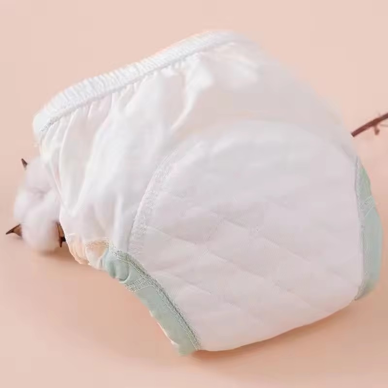4PCS Baby Waterproof Diapers Pee Shorts Underwears Reusable Soft Ecological Cotton Toddler Potty Training Pants For Boys Girls
