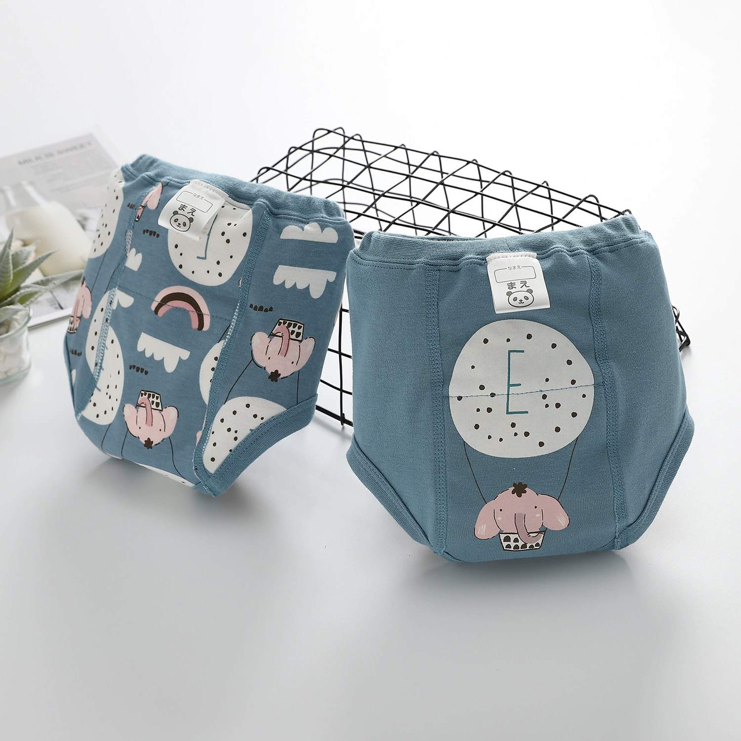 4PCS Baby Waterproof Diapers Pee Shorts Underwears Reusable Soft Ecological Cotton Toddler Potty Training Pants For Boys Girls