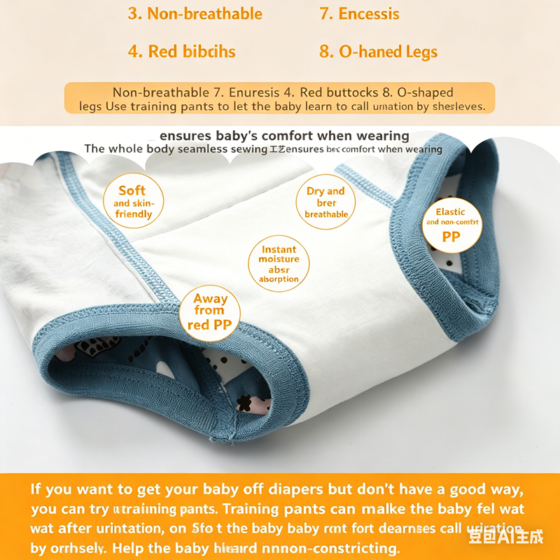 4PCS Baby Waterproof Diapers Pee Shorts Underwears Reusable Soft Ecological Cotton Toddler Potty Training Pants For Boys Girls
