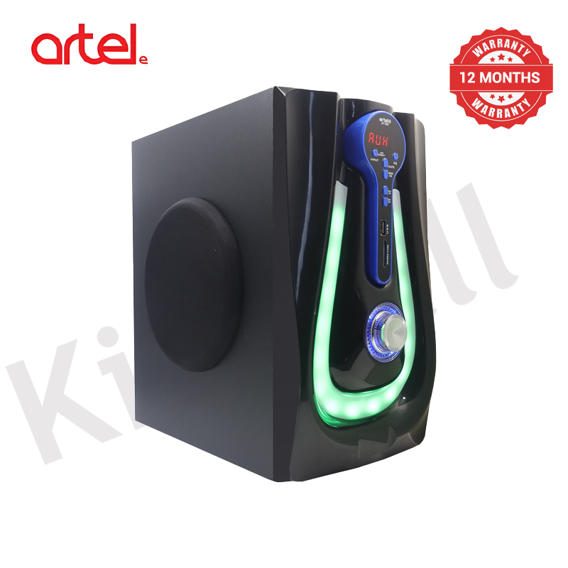 Artel AT-109T 3.1CH Multimedia Bluetooth Subwoofer Speaker, 20000W High Power Home Audio System | Supports Bluetooth/USB/SD/FM Multi-Mode Playback, Remote Control Included, 12-Month Warranty.