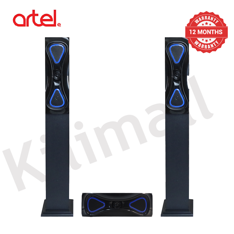 Artel AT-109T 3.1CH Multimedia Bluetooth Subwoofer Speaker, 20000W High Power Home Audio System | Supports Bluetooth/USB/SD/FM Multi-Mode Playback, Remote Control Included, 12-Month Warranty.
