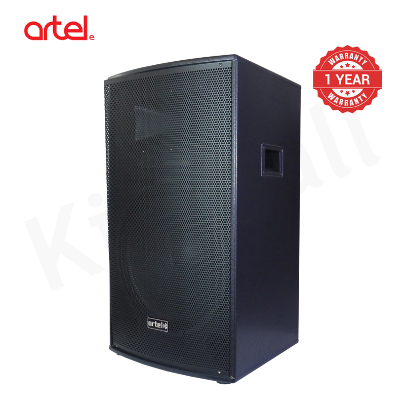 Artel AZ300 15" Passive Power Bass Speaker, High-Impact Outdoor Subwoofer Speaker System for Events Stage Performance, Bluetooth, FM Radio Woofer
