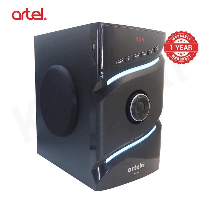 Artel AT-108 3.1CH Multimedia Bluetooth Subwoofer Speaker, 20000W High Power Home Audio System Supports Bluetooth/USB/SD/FM Multi-Mode Playback, Remote Control,1 Year Warranty.