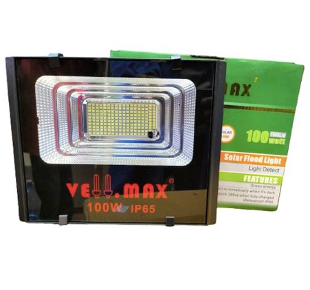 Vellmax 100W Solar Outdoor Lights Waterproof Bright SOLAR FLOODLIGHT