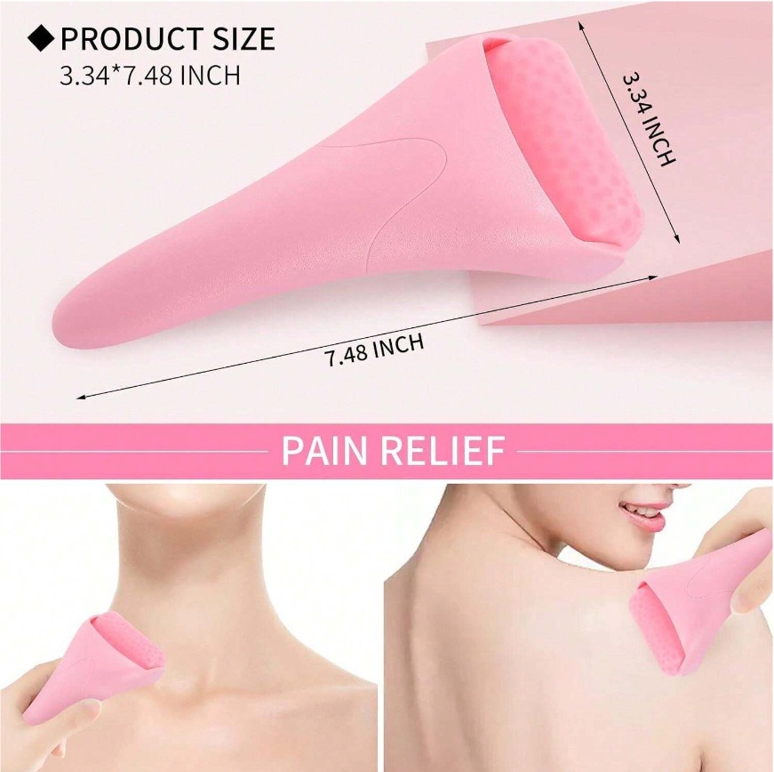 Facial Cooling Beauty Tool Ice Roller for Face and Eyes at Home Spa Skin Care Handheld Massager Cooling Facial Device Minimize Pores,Reduce Puffiness and Soothe Muscle Tension