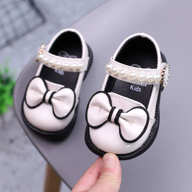 Toddler Girl Dress Shoes Bow School Shoes Princess Mary Jane for Little Girl Baby Oxfords Lovely Leather Shoes Princess Kids Shoes Children Shoes