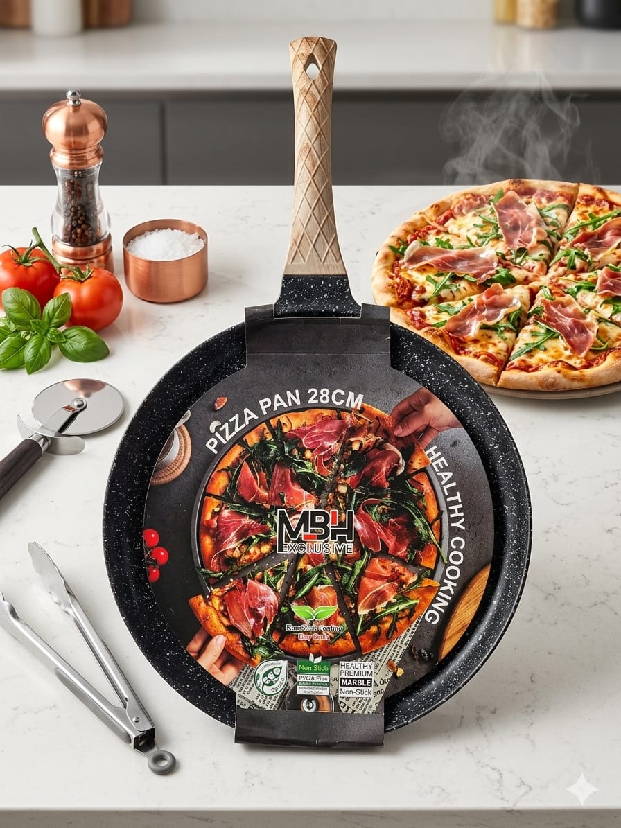28CM MARBLE NON-STICK PIZZA PAN