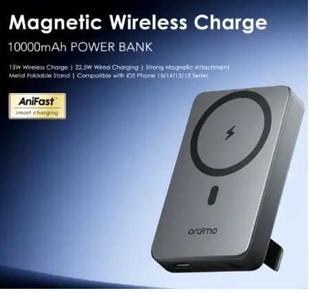Oraimo MagPower 15 10000mAh Wireless and Wired Power Bank Oraimo Powerbank