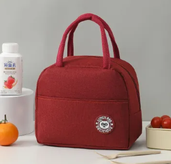 Portable New Style Large-Capacity Thermal Lunch Bag – Insulated Cooler Pouch for Office Students, Convenient Food Storage Container Bag for Camping, Picnic & Travel