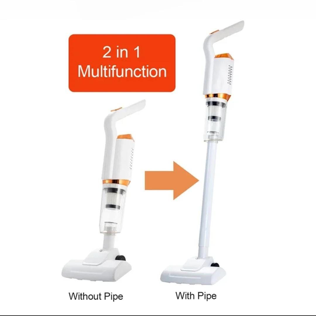 3-in-1 Rechargeable Cordless Vacuum Cleaner – 7500Pa Strong Suction, 120W Portable Wireless Handheld Vacuum for Home, Car & Office