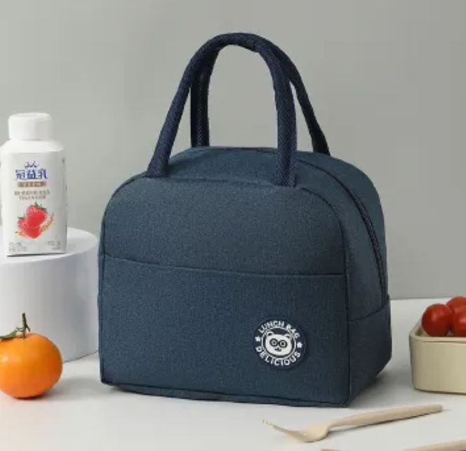 Portable New Style Large-Capacity Thermal Lunch Bag – Insulated Cooler Pouch for Office Students, Convenient Food Storage Container Bag for Camping, Picnic & Travel