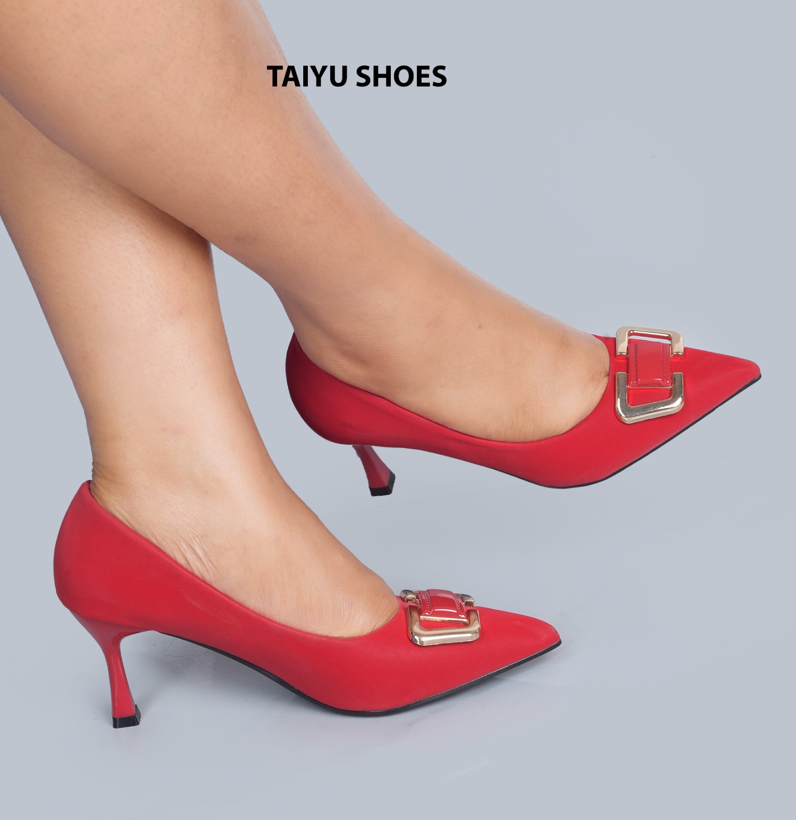 ⚡NEW ARRIVAL ⚡high quality ladies heels very cute and elegant style up your steps with these new heels  made with breathable material for durability colors  RED BLACK WHITE CREAM AND  sizes 37-42💯