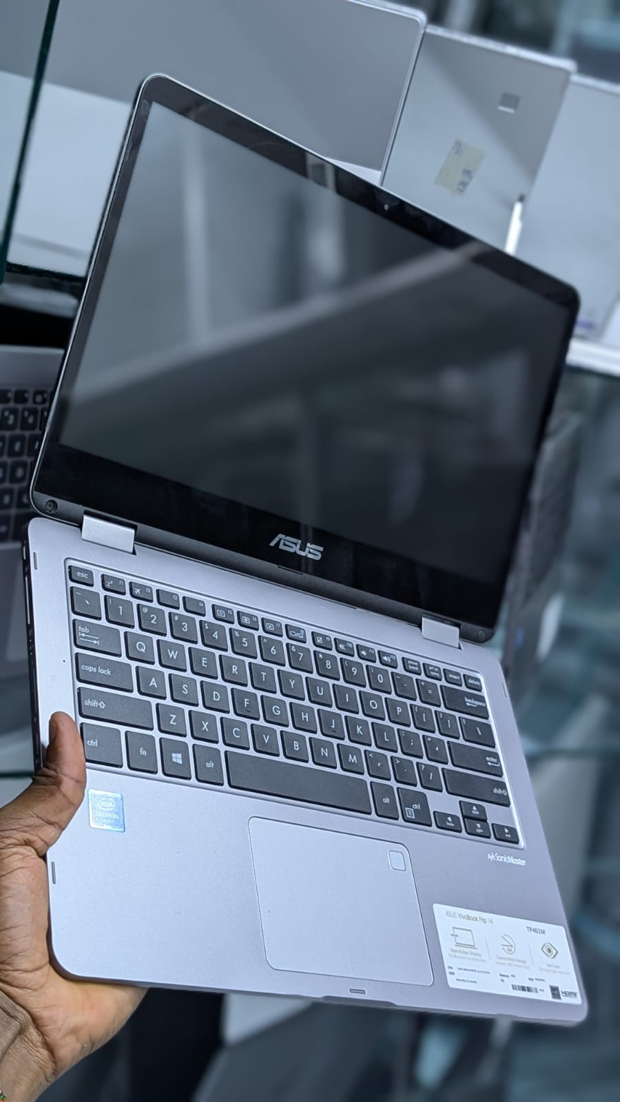 Asus VivoBook flip 14 X360 Intel  Celerone 4GB RAM 64GB SSD TOUCHSCREEN
