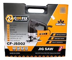 Coofix Jig Saw Electric Cutting Machine – Heavy Duty Wood & Metal Cutting Power Tool with Adjustable Speed for DIY, Carpentry and Workshop Use