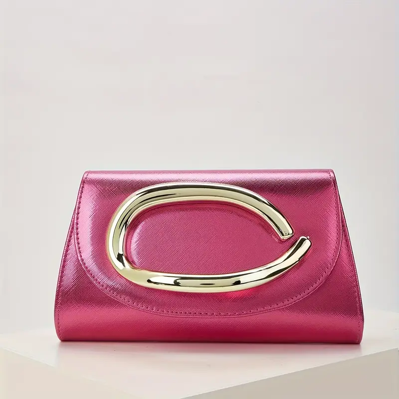 ✨ NEW ARRIVAL Luxury Elegant Gold Chain Box Clutch Bag for Women – Stylish Evening Shoulder Handbag for Parties, Weddings & Special Occasions | Trendy Mini Purse 💫