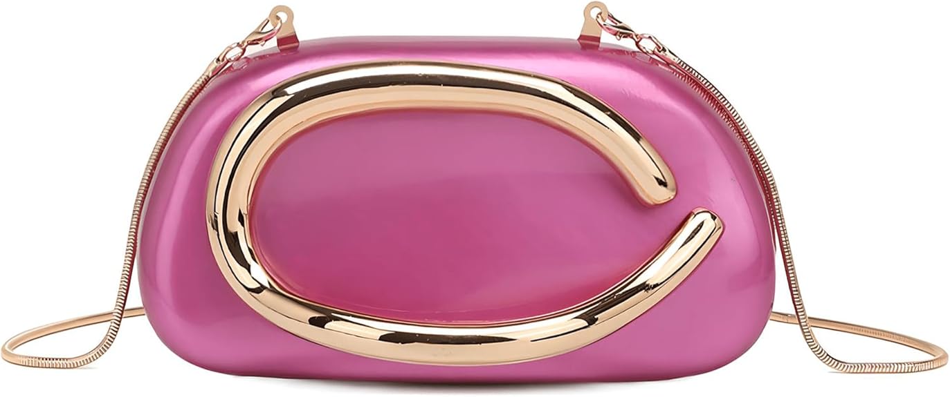 ✨ NEW ARRIVAL Luxury Elegant Gold Chain Box Clutch Bag for Women – Stylish Evening Shoulder Handbag for Parties, Weddings & Special Occasions | Trendy Mini Purse 💫