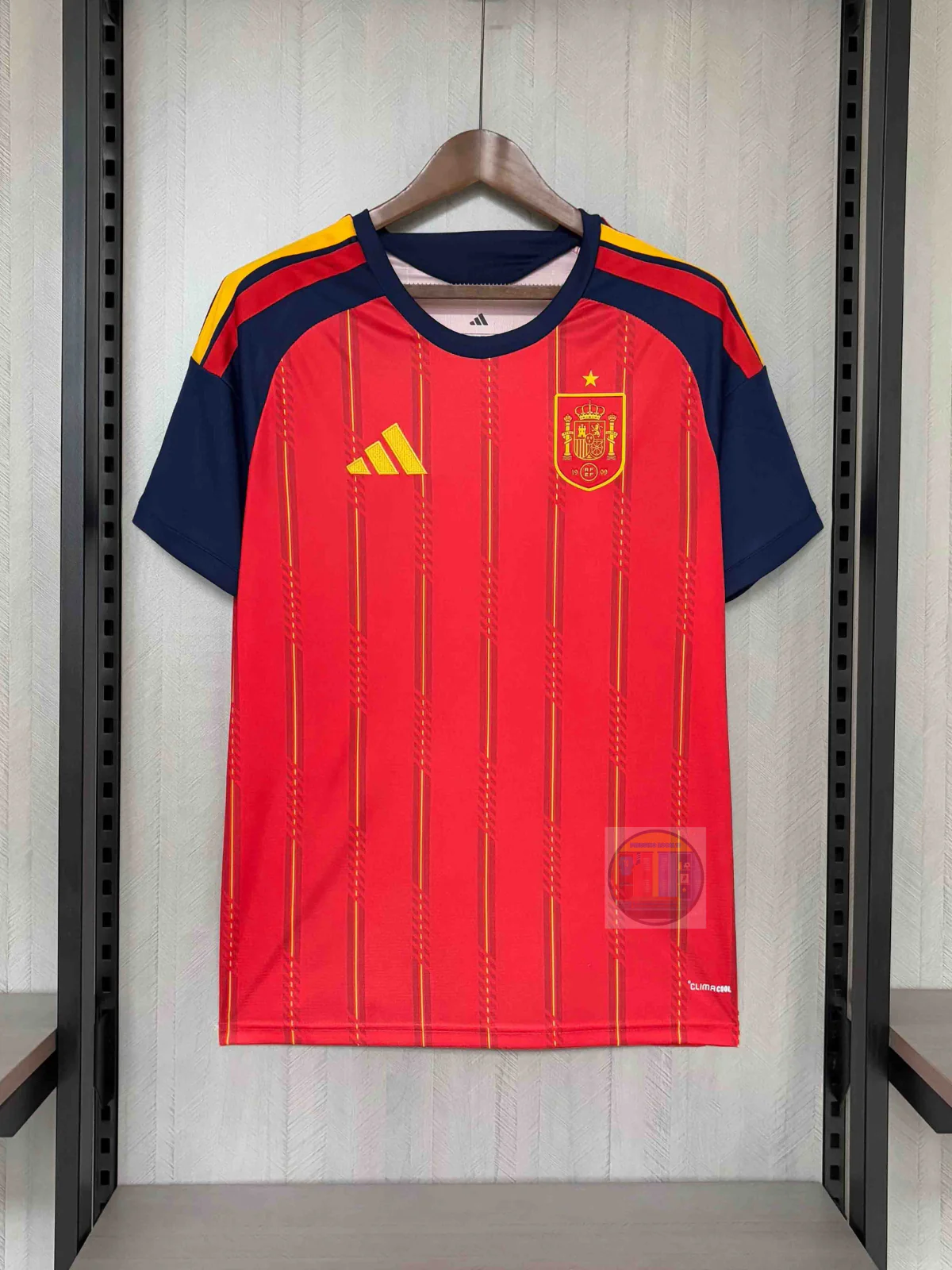 ❤️ ROYAL FURY • WORLD CUP 2026 🇪🇸 Spain Fan Jersey – Bold Red Football Kit ⚽ Breathable Sports Wear 🔥 Premium Replica Edition