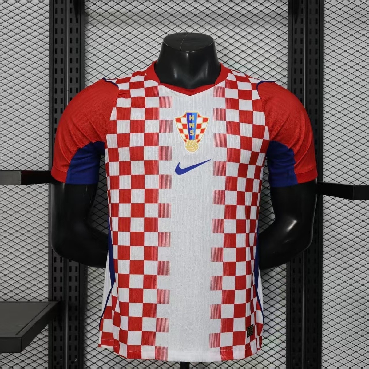 ❤️🤍 CHECKERED WARRIORS • WORLD CUP 2026 🇭🇷 Croatia Fan Jersey – Bold Football Kit ⚽ Breathable Athletic Wear 🔥 Premium Replica Edition
