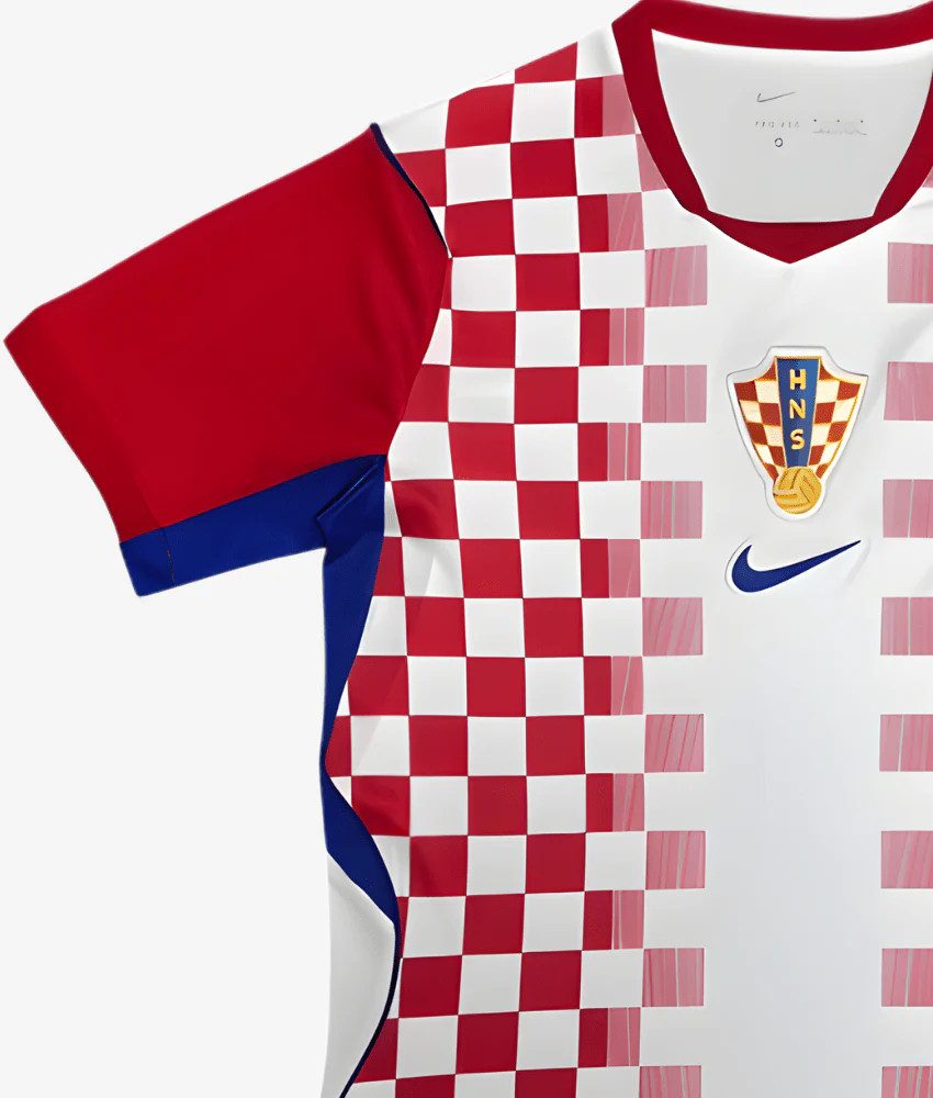 ❤️🤍 CHECKERED WARRIORS • WORLD CUP 2026 🇭🇷 Croatia Fan Jersey – Bold Football Kit ⚽ Breathable Athletic Wear 🔥 Premium Replica Edition
