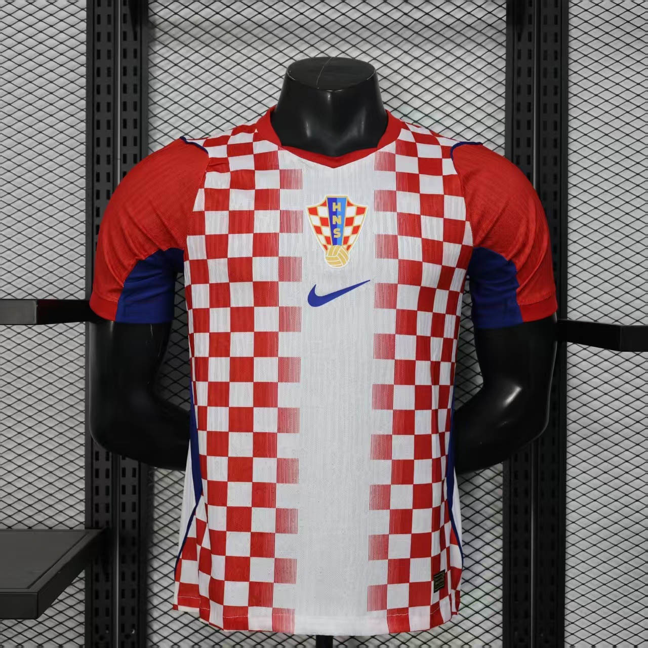 ❤️🤍 CHECKERED WARRIORS • WORLD CUP 2026 🇭🇷 Croatia Fan Jersey – Bold Football Kit ⚽ Breathable Athletic Wear 🔥 Premium Replica Edition