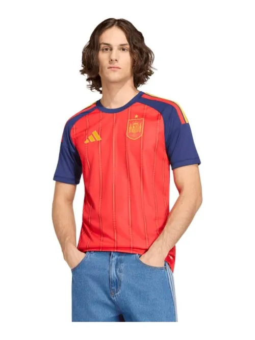 ❤️ ROYAL FURY • WORLD CUP 2026 🇪🇸 Spain Fan Jersey – Bold Red Football Kit ⚽ Breathable Sports Wear 🔥 Premium Replica Edition