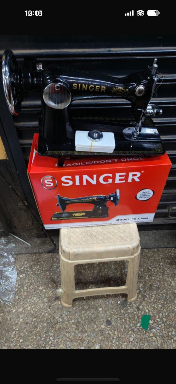 PRIMIUM QUALITY🔥🔥Singer Singer Heavy Duty Industrial Sewing Machine - Black Metal, Manual Operation‼️manual operation machine features a walking foot design, ensuring precise stitching for all your