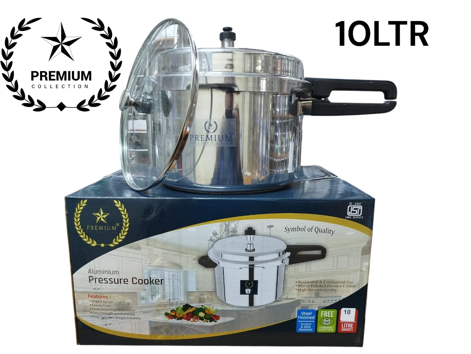 TOP RATED🔥🔥Saral Saral Heavy Aluminium Pressure Cooker - Explosion Proof, Safety Valve, 3L-12L✔️✔️designed for efficiency and safety. Crafted from durable heavy-gauge aluminium, this pressure cooker